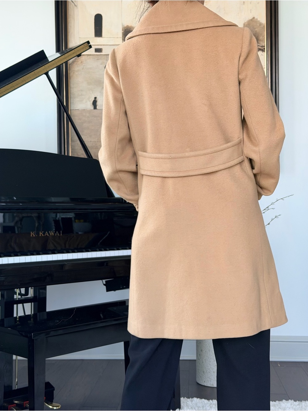 J. Crew Double-Breasted Pea Coat in Camel - Picture 3 of 4